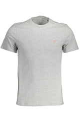 Chic Grey Slim Fit Tee pour hommes