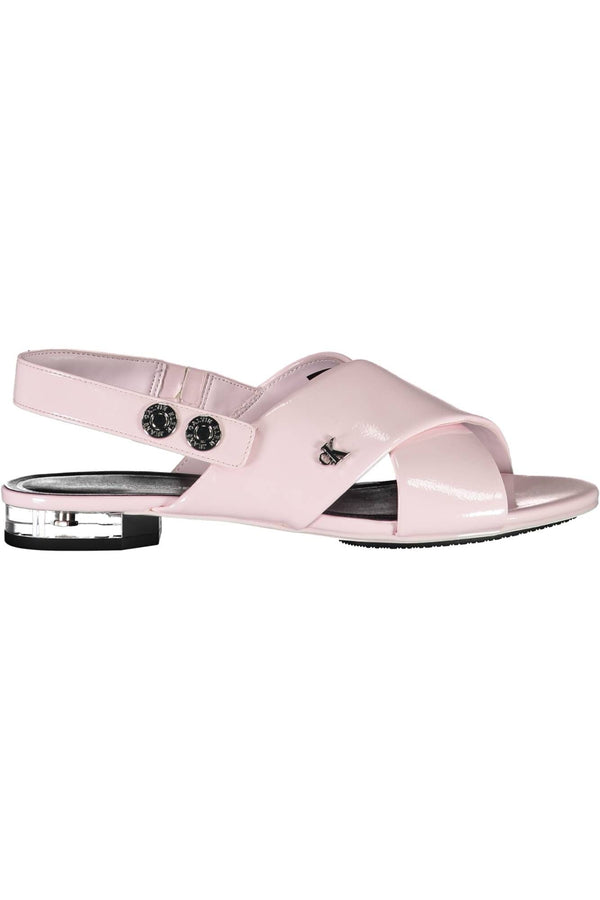 Pink Polyethylene Women Sandal