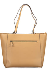 Chic Brown Dual-Compartment Handbag