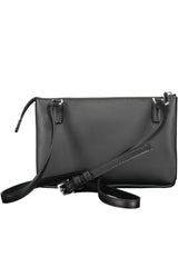 Sleek Black Dual Compartment Handbag