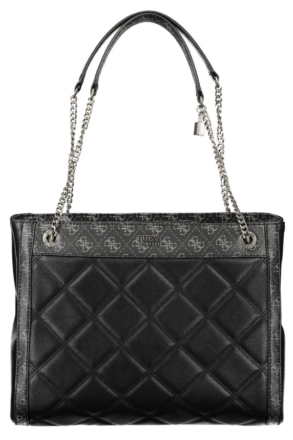 Bolso de múltiples compartimentos negros elegantes