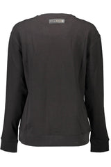 Sleek Long-Sleeve Sweatshirt with Logo Detail