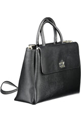 Elegant Dual-Handle Designer Bag with Logo