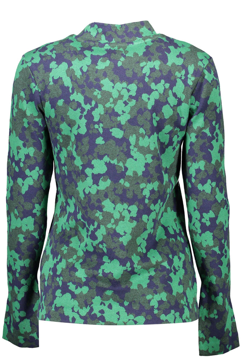 Pull vert chic au cou chic