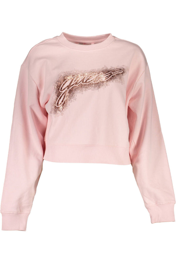 Sweat à coton bio rose chic