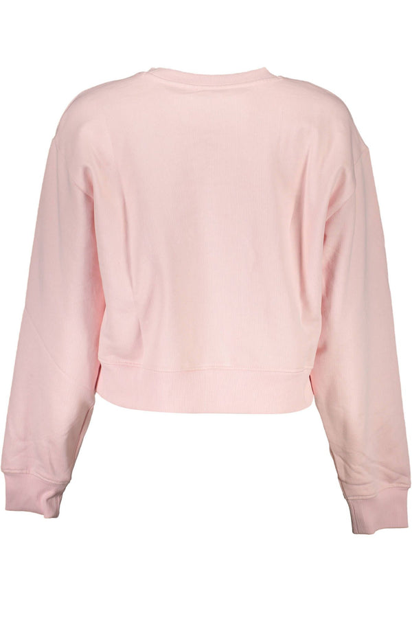 Sudadera de algodón orgánico rosa elegante