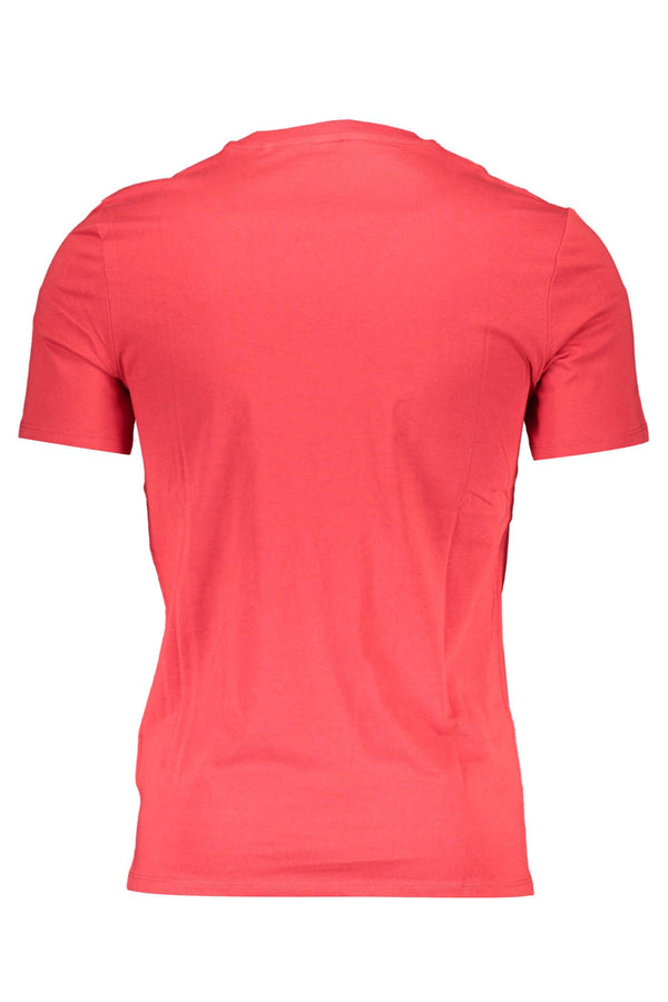 T-shirt en coton bio rouge chic avec logo