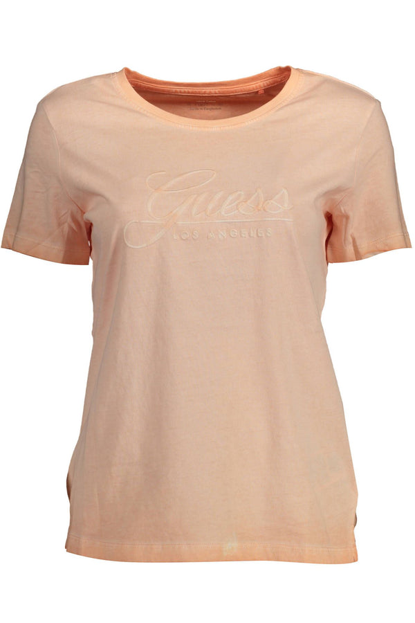 Tee de logo brodé rose chic