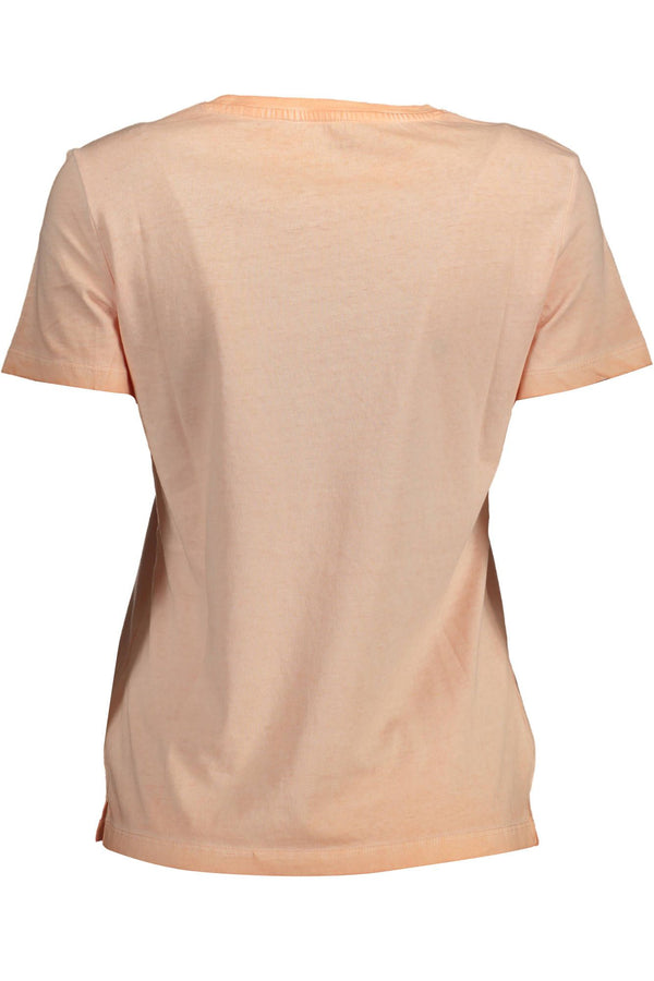 Tee de logo brodé rose chic