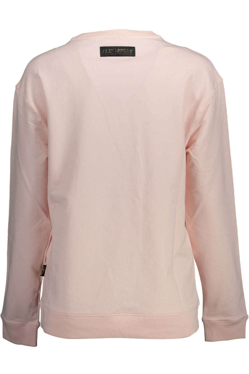 Chic Pink Contrast Detail Sweatshirt