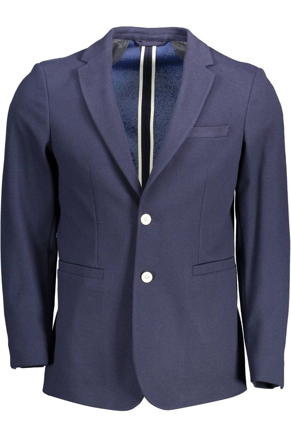 Elegant Slim Fit Blue Jacke