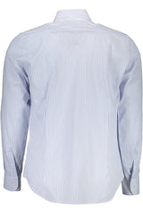 Elegant Light Blue Cotton Shirt for Men