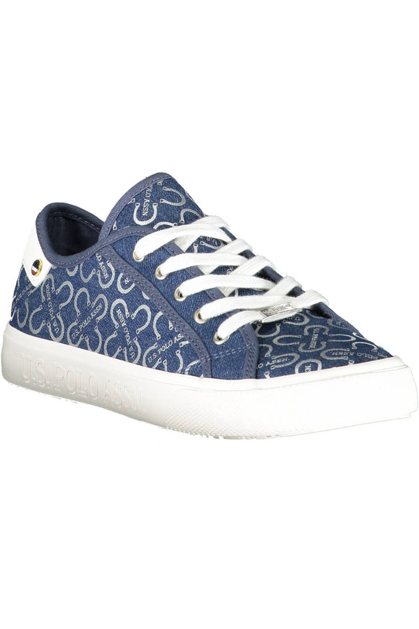 Zapatillas de deporte deportivas azules de Lace-Up Blue Lace-Up