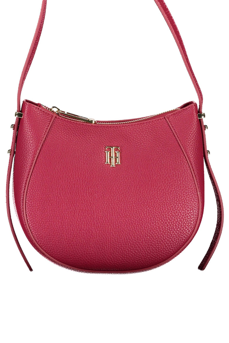 Pink Polyethylene Women Handbag