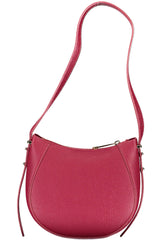 Pink Polyethylene Women Handbag