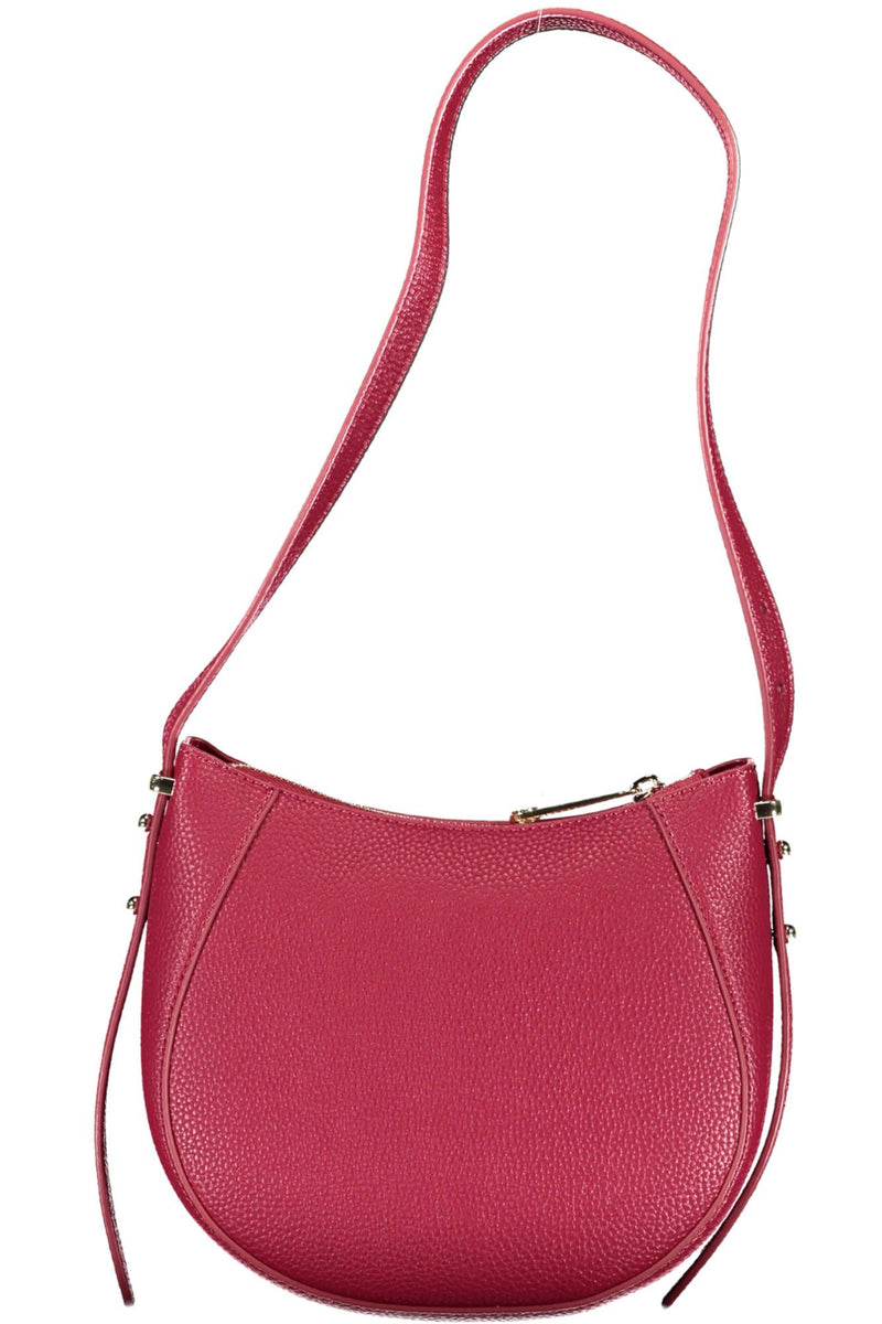 Pink Polyethylene Women Handbag