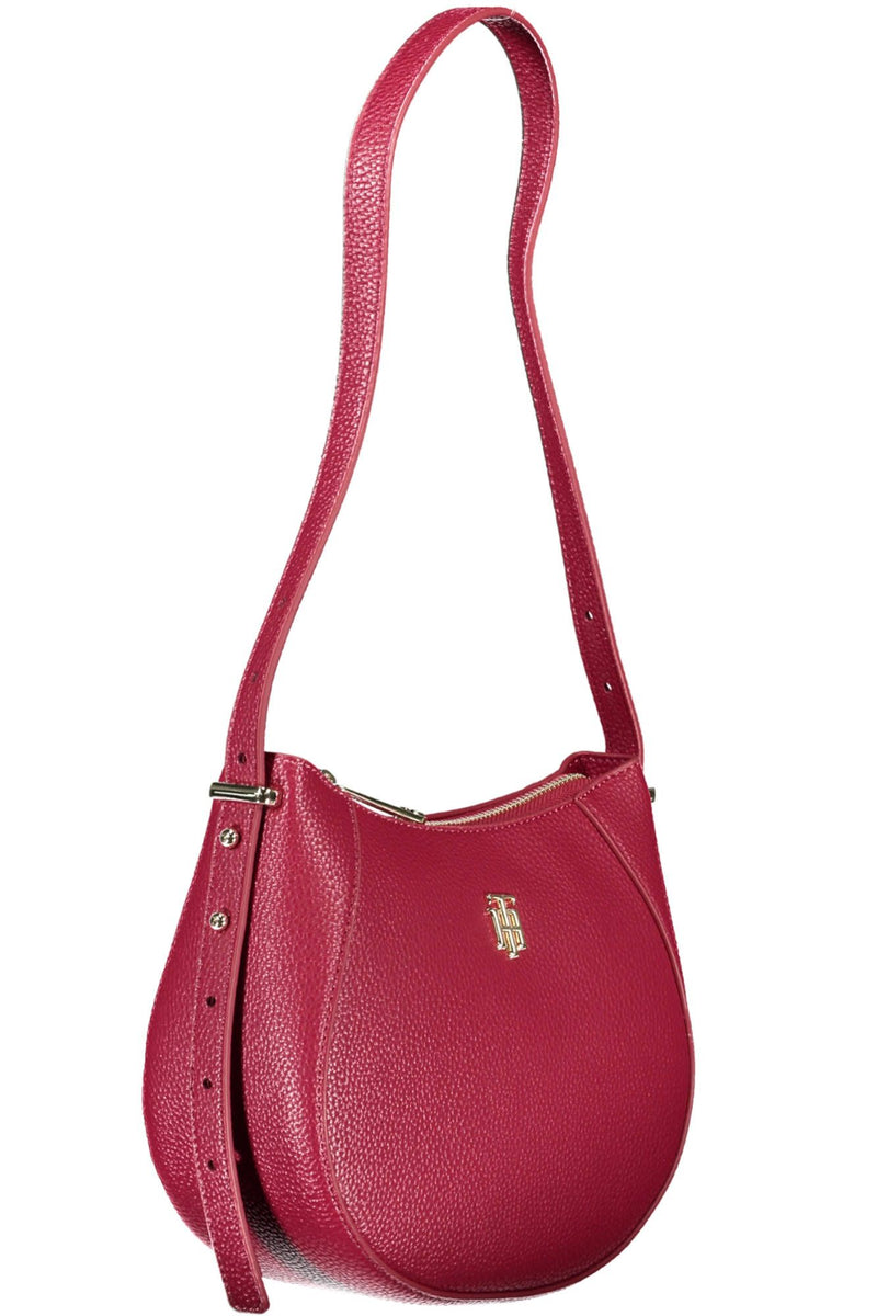 Pink Polyethylene Women Handbag