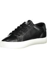 Sleek Black Sports Sneakers with Eco-Friendly Touch