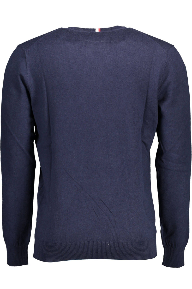 Sofisticato maglione di cashmere in cotone blu