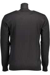 Eleganter Rollkragenpullover mit Logo -Stickerei