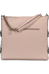 Pink Polyethylene Women Handbag