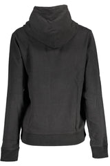 Elegant Black Hooded Sweatshirt