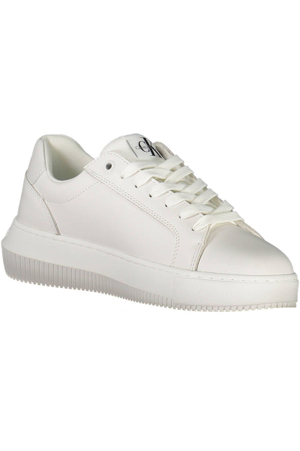 White Leather Women Sneaker