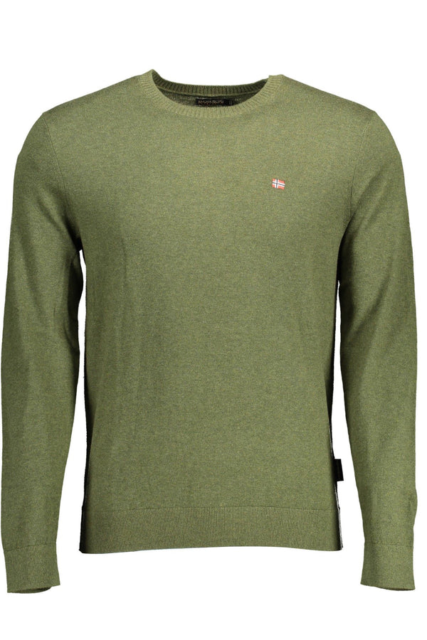 Emerald Crew-Hals bestickter Pullover