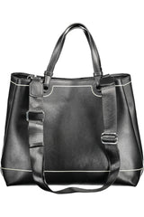 Elegante bolso negro de hombro negro