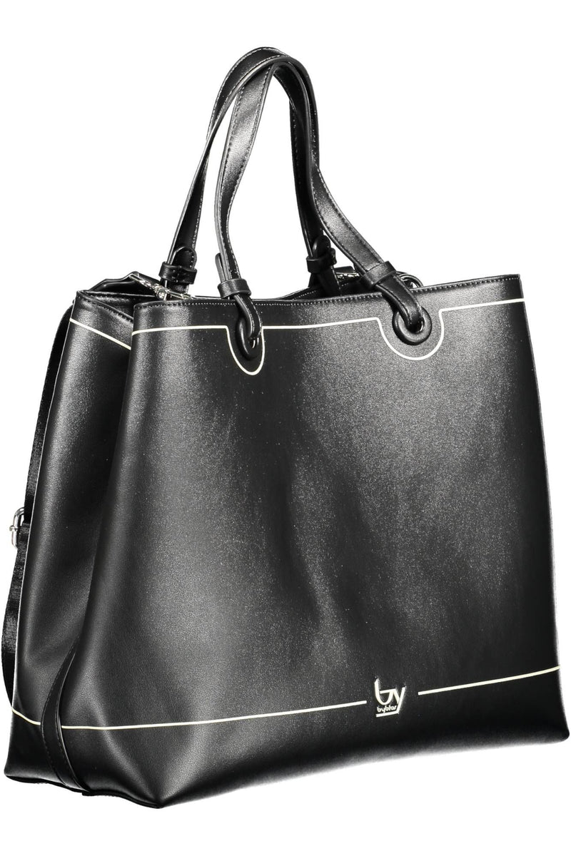 Elegante bolso negro de hombro negro