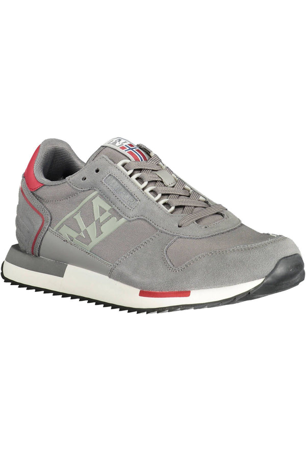 Trendy Grey Schnüresport -Sneaker