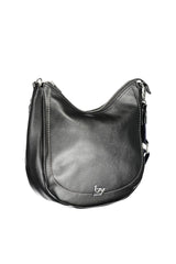 Elegante schwarze Polyurethanhandtasche