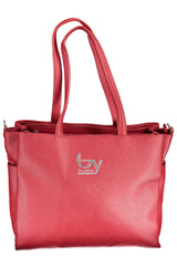 Bolso de hombro convertible rojo elegante