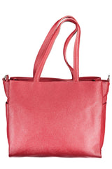 Bolso de hombro convertible rojo elegante