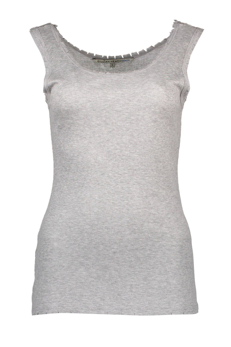 Chic Grey Wide Apowner Tank avec logo