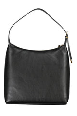 Elegant Black Leather Shoulder Bag