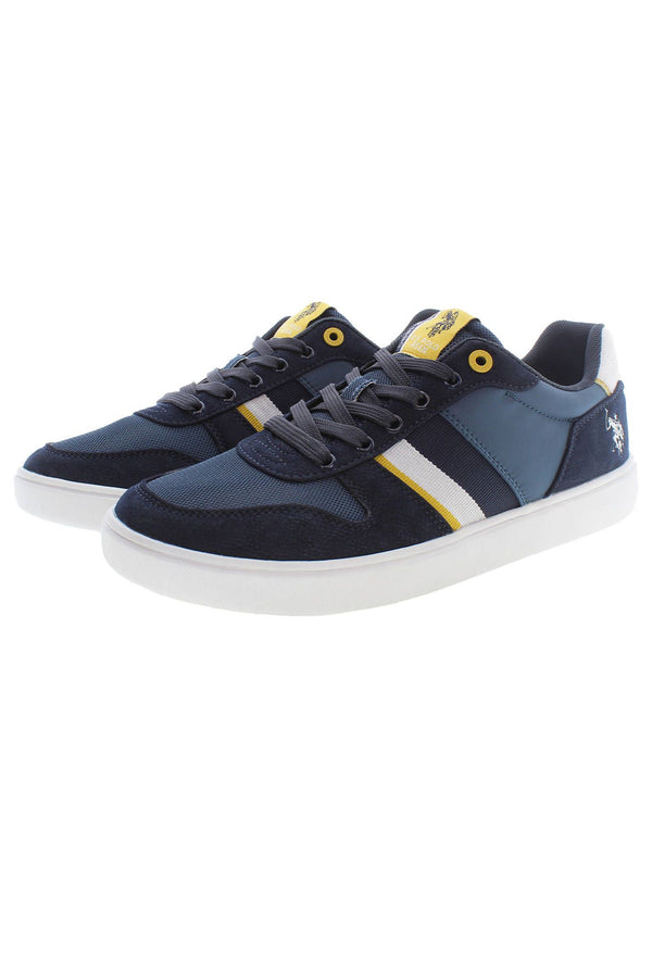 Sneaker blu eleganti con dettagli contrastanti