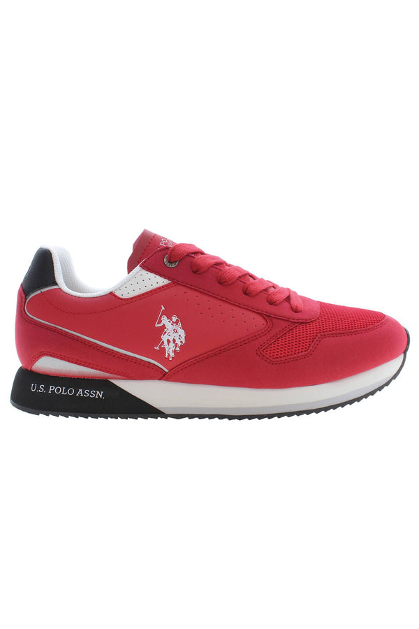 Elegante rosa Schnürsport-Turnschuhe