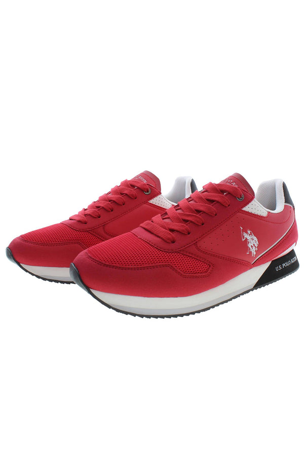 Elegante rosa Schnürsport-Turnschuhe