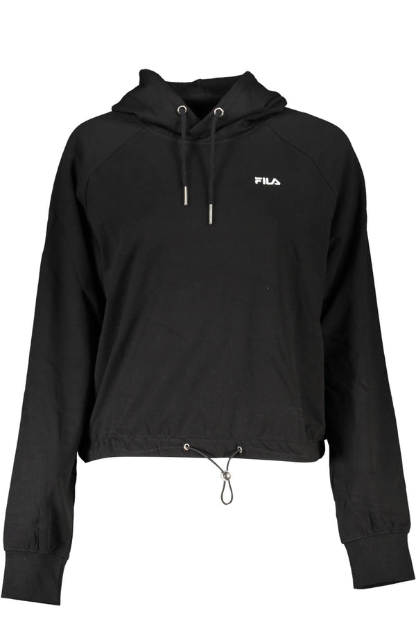 Chic Longleved Hoodie mit bestickten Logo