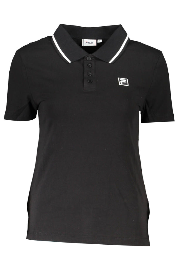 Chic kontrastierende Polo mit Logo -Details