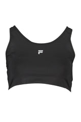 Chic Halterneck Sports Bra με εκτύπωση λογότυπου