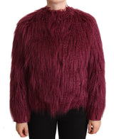 Bordeaux Chic Pullover Jacke