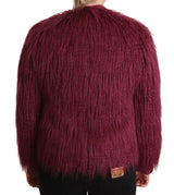 Bordeaux Chic Pullover Jacke