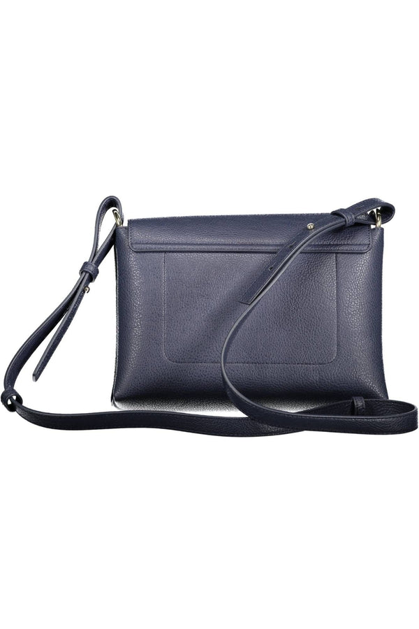 Blue Polyethylene Women Handbag