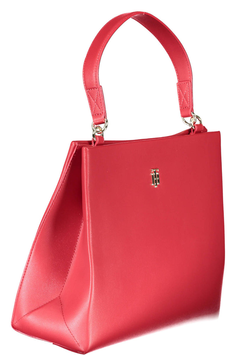 Pink Polyethylene Women Handbag