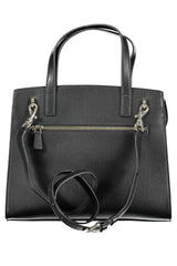 Elegant Black Handbag with Versatile Straps