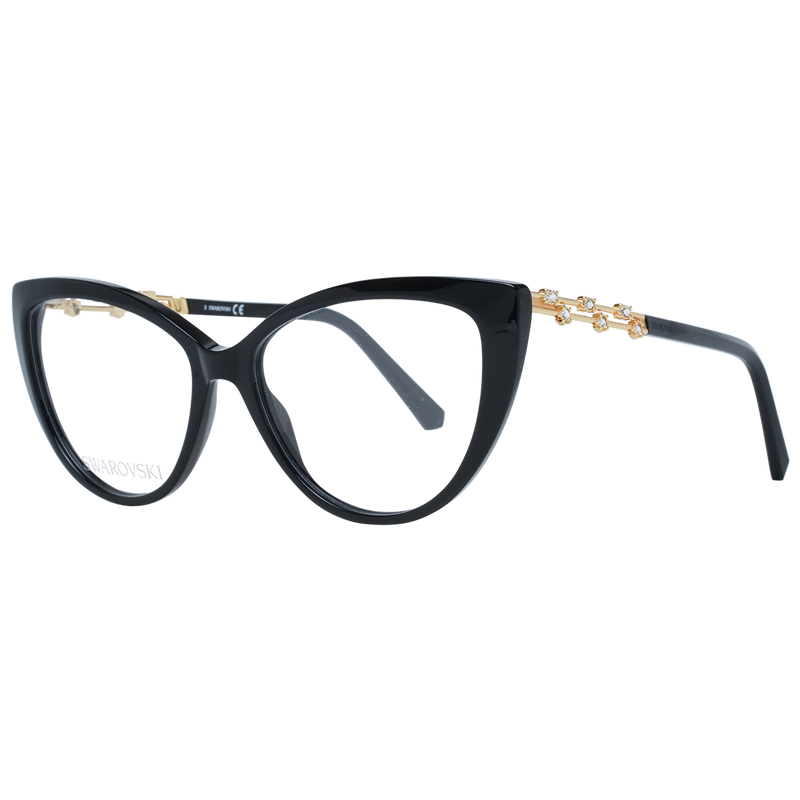 Elegante schwarze Katzenaugendesigner Brille