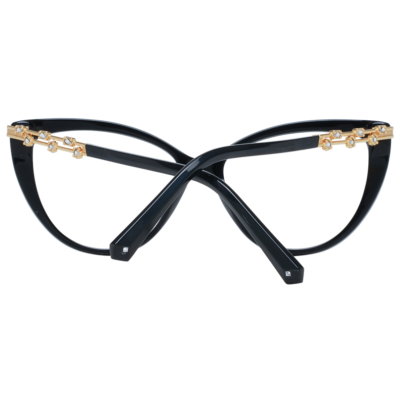 Elegante schwarze Katzenaugendesigner Brille