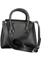 Elegant Black Dual-Compartment Shoulder Bag